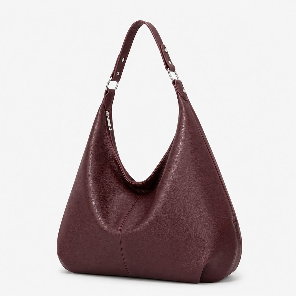 Sac À Main Femmes Bordeaux En PU