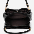 Sac À Main Noir Femme Imprimé Crocodile