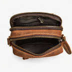Sac Bandoulière Homme Cuir De Vachette Véritable