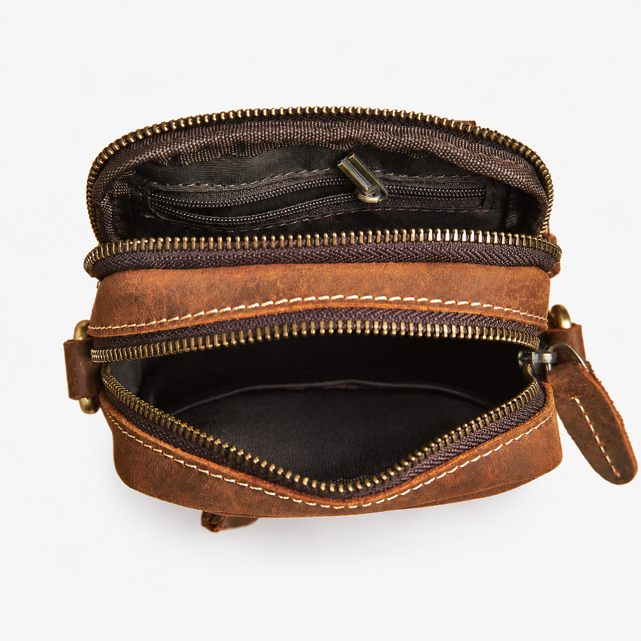 Sac Bandoulière Homme Cuir De Vachette Véritable