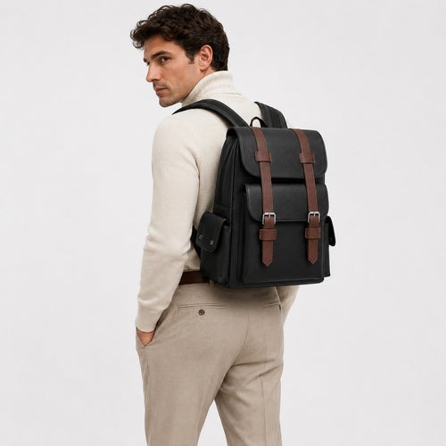 Sac À Dos En Similicuir À Rabat