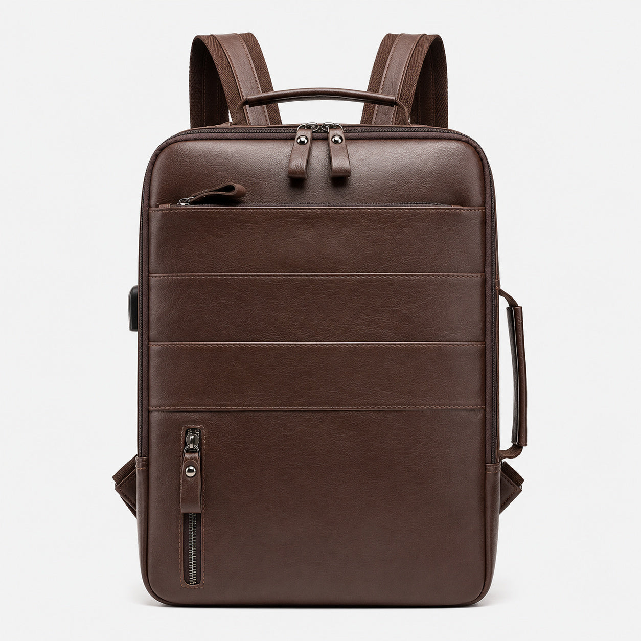 Sac À Dos Imperméable Homme En Similicuir