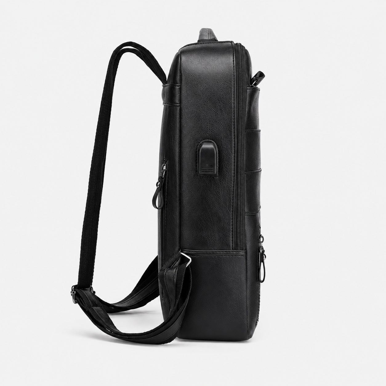 Sac À Dos Imperméable Homme En Similicuir