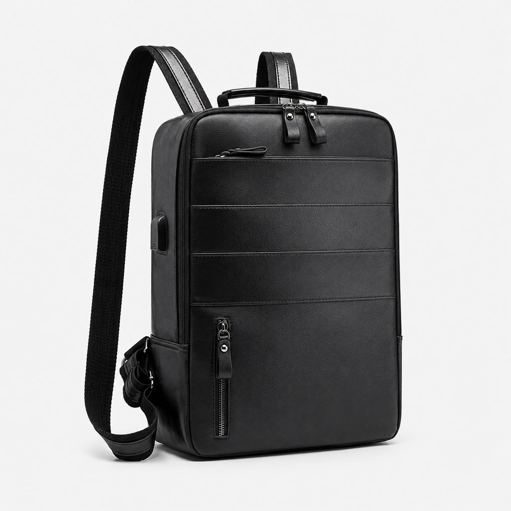 Sac À Dos Imperméable Homme En Similicuir