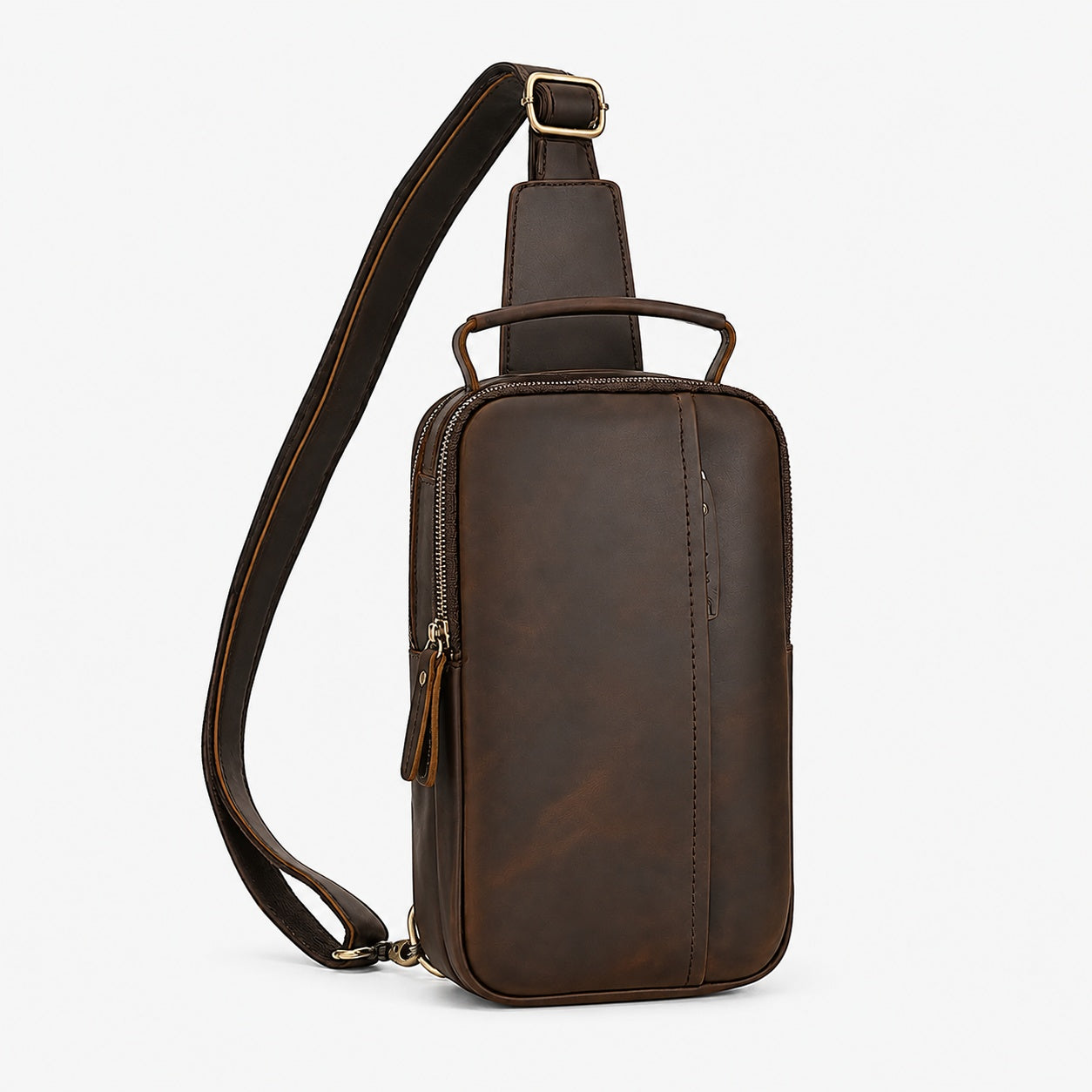 Sacoche Homme En Cuir De Vachette