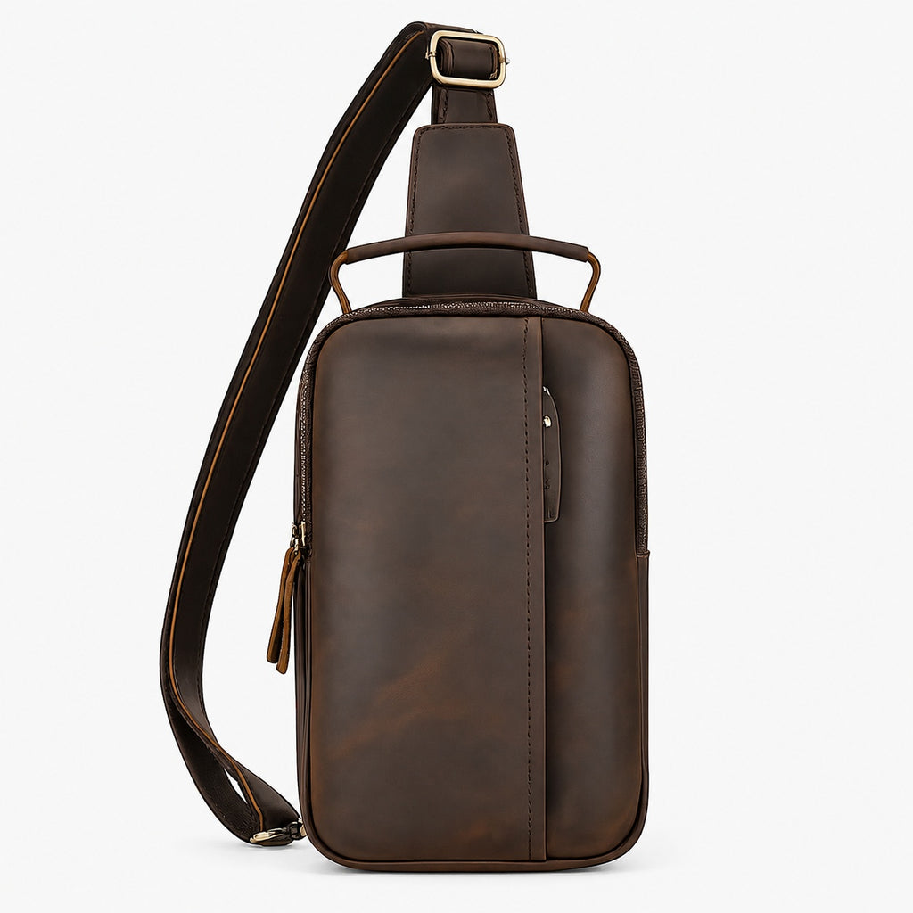 Sacoche Homme En Cuir De Vachette