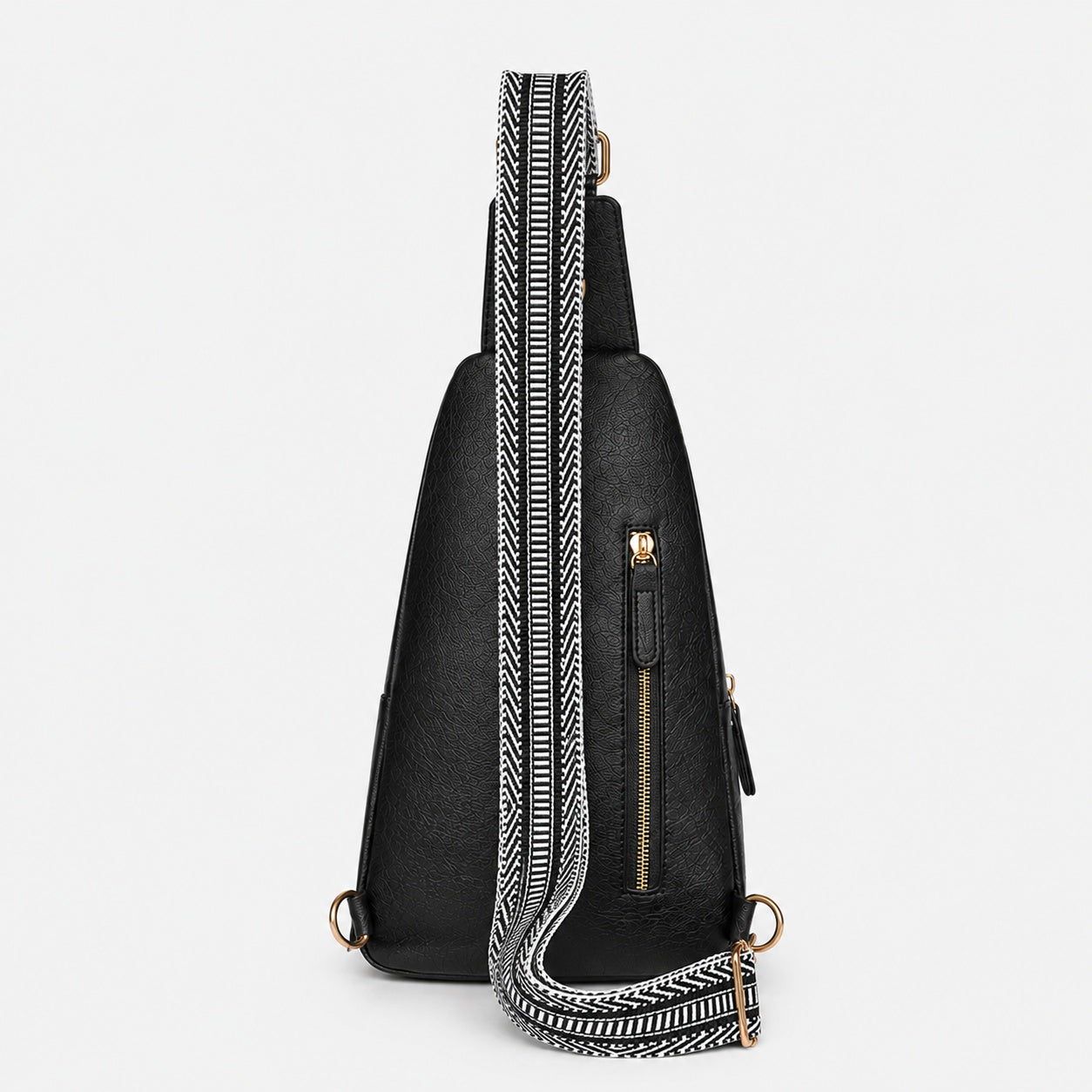 Sac Bandoulière En Similicuir À Poches Zippées