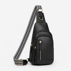 Sac Bandoulière En Similicuir À Poches Zippées