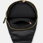 Sac Bandoulière En Similicuir À Poches Zippées