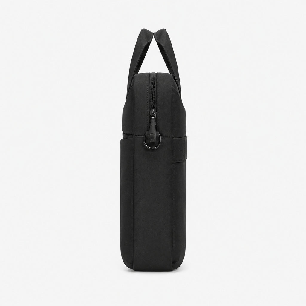Sacoche Homme Ordinateur Noir En Polyester