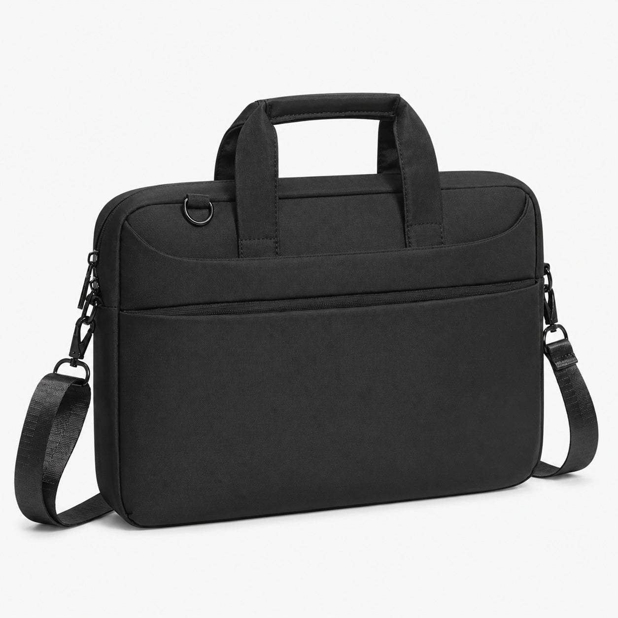Sacoche Homme Ordinateur Noir En Polyester