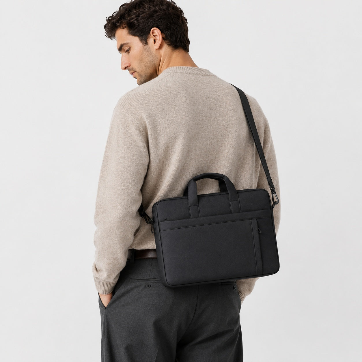 Sac À Bandoulière Imperméable Pour Ordinateur Portable