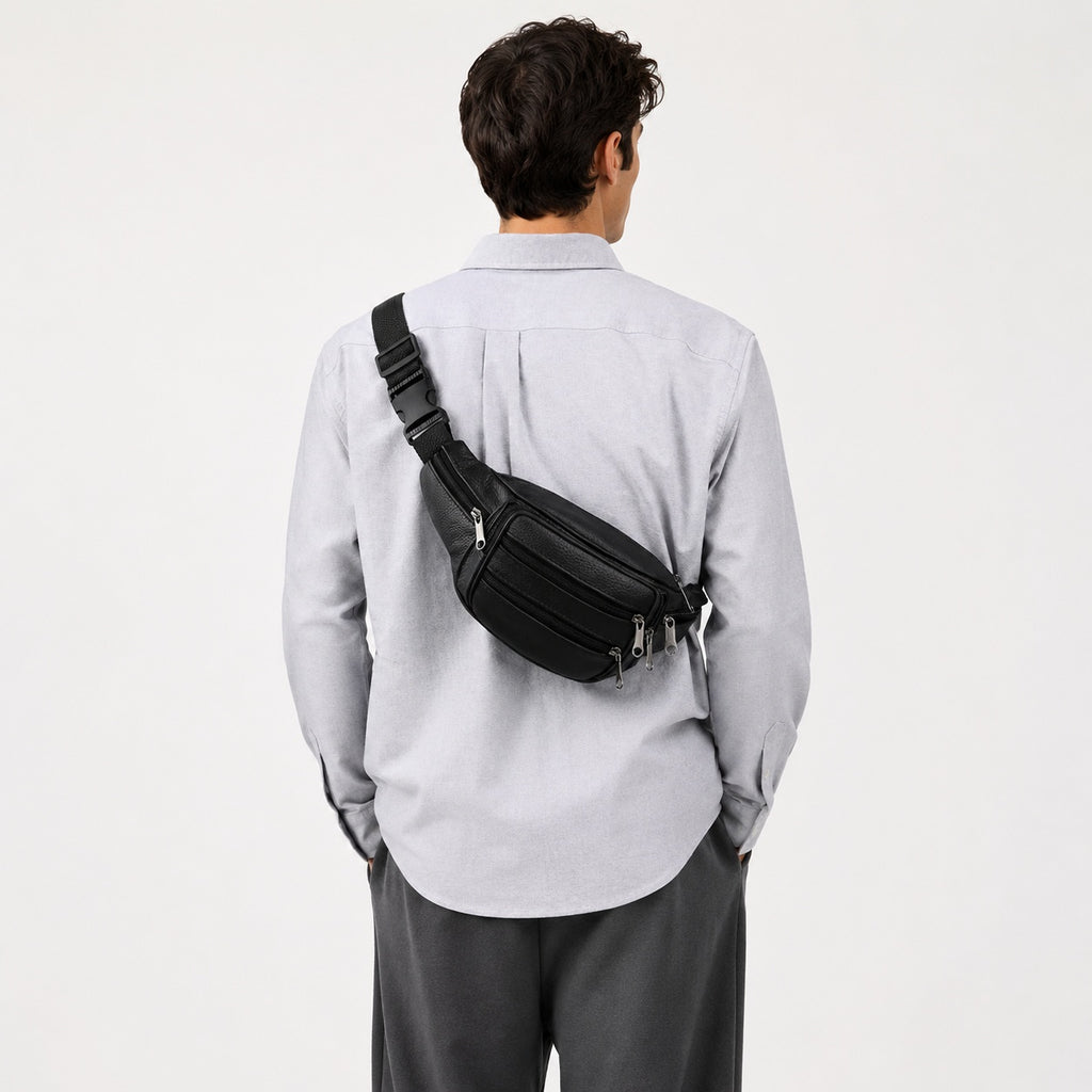 Sac Banane Cuir Véritable