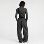 Sac Banane Noir Matelassé