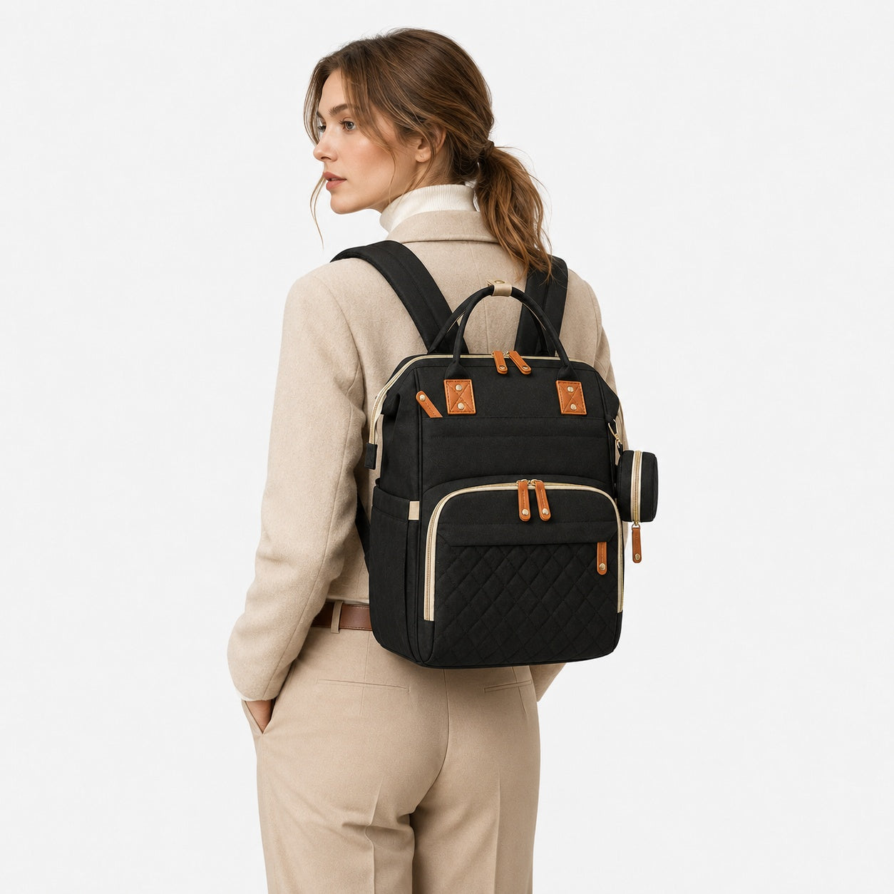 Sac À Dos Femme Synthétique Matelassé