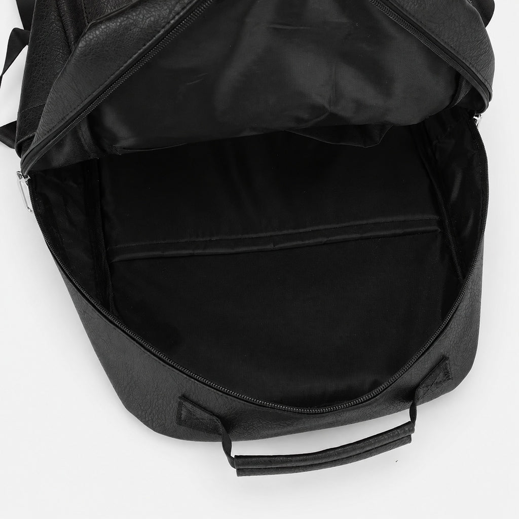 Sac À Dos Ordinateur En Similicuir Noir