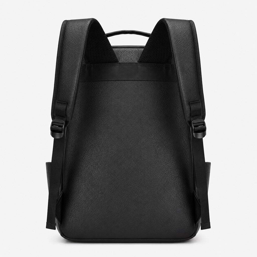 Sac À Dos Ordinateur En Similicuir Noir