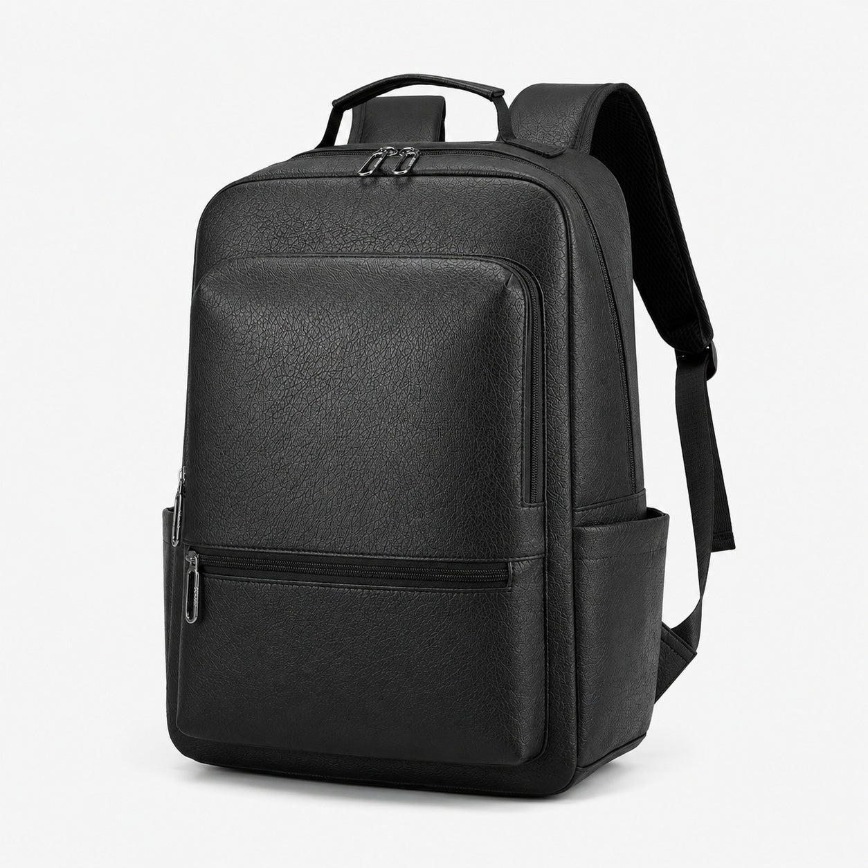 Sac À Dos Ordinateur En Similicuir Noir