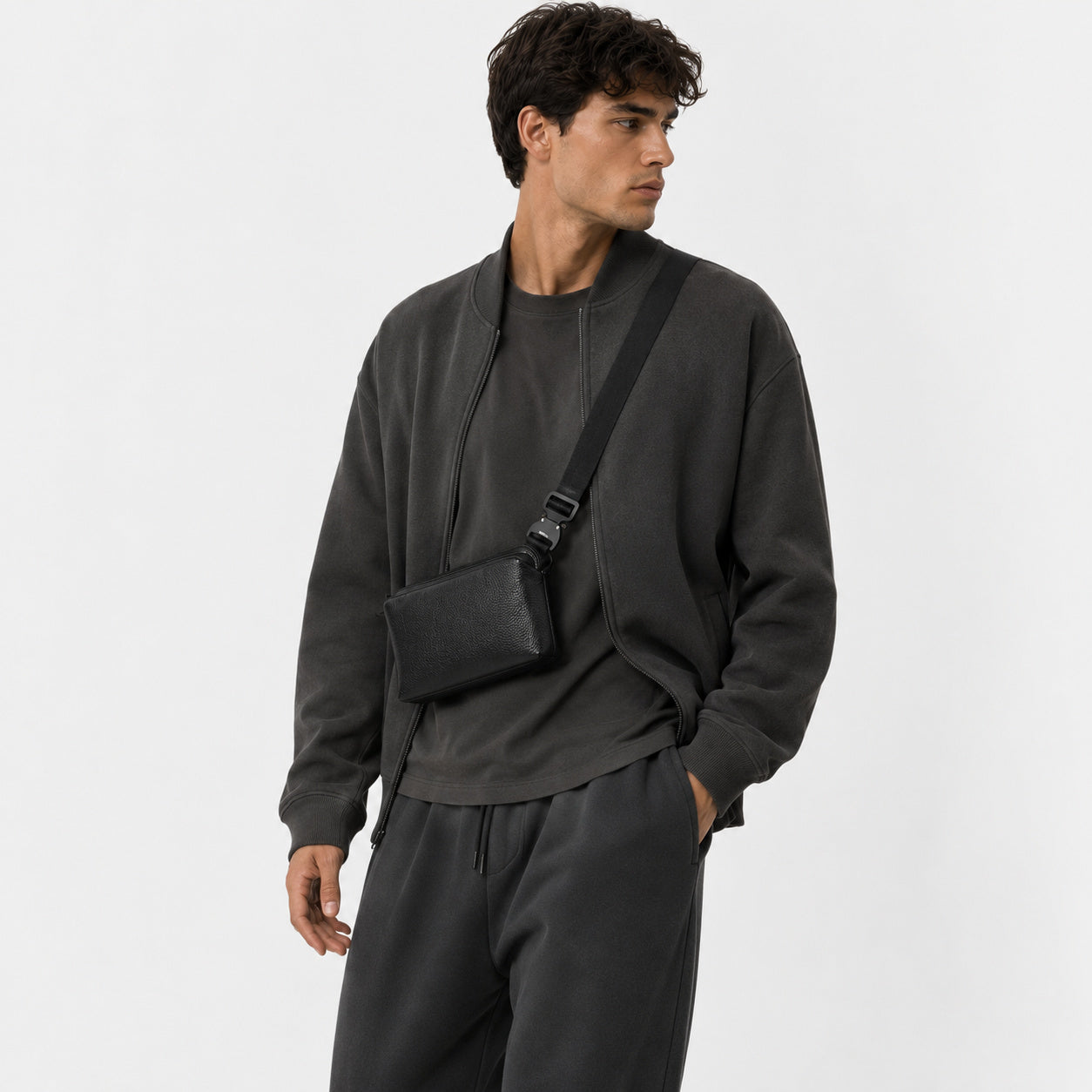Sacoche Homme Bandoulière Cuir Synthétique