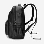 Sac À Dos Homme Ordinateur En Similicuir Avec Port USB