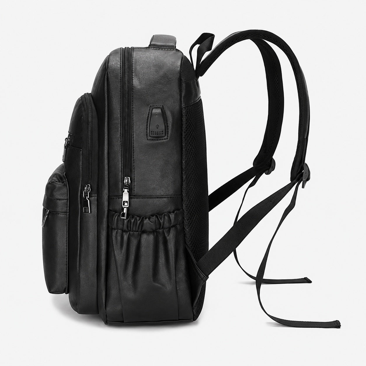Sac À Dos Homme Ordinateur En Similicuir Avec Port USB