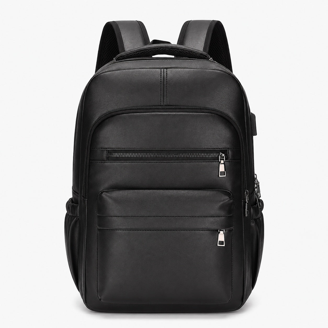Sac À Dos Homme Ordinateur En Similicuir Avec Port USB