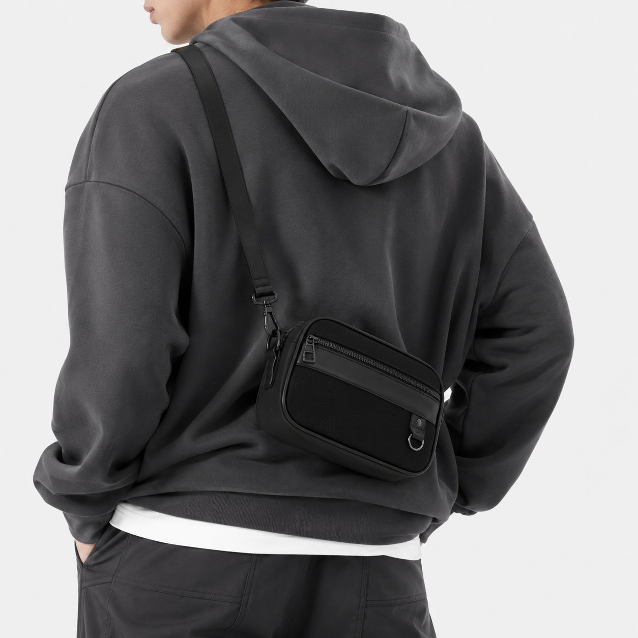 Sac Bandoulière Homme Tissu Oxford