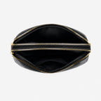 Sac Bandoulière Femme Cuir Véritable À Fermeture Zippée