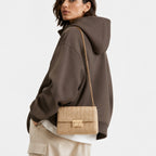 Sac À Main À Bandoulière Tressé À Chaîne