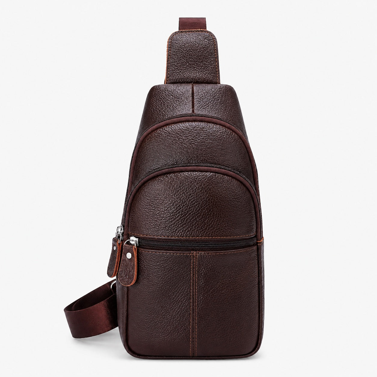 Sacoche Bandoulière En Cuir Véritable