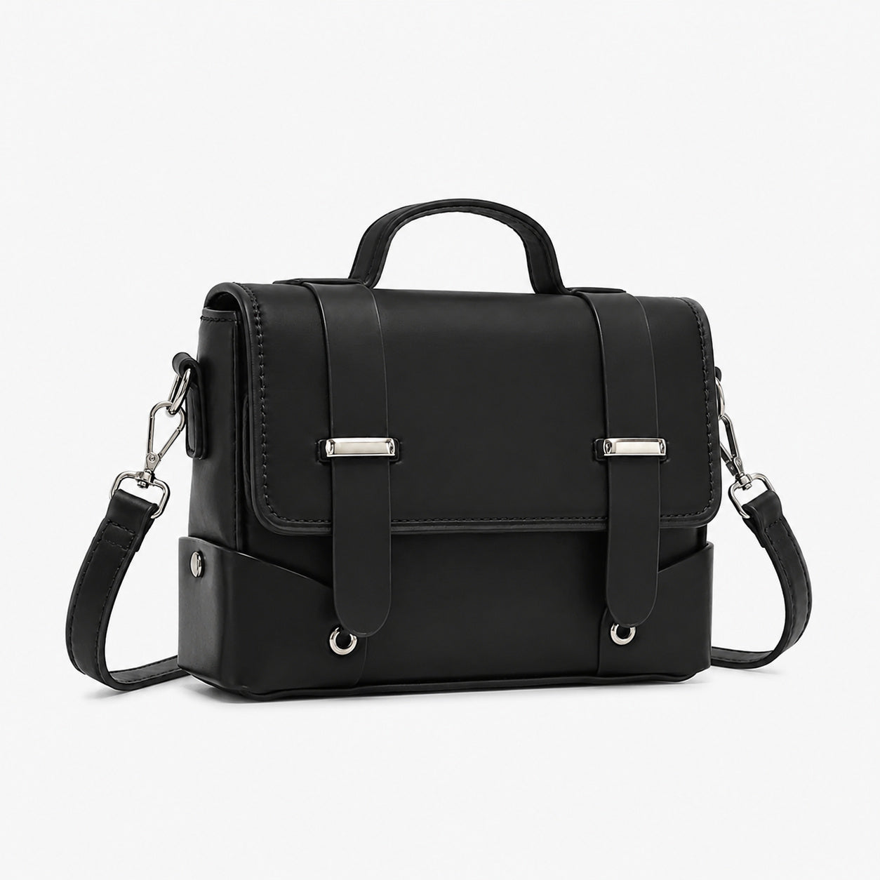 Sac Bandoulière En Simili-Cuir À Rabat