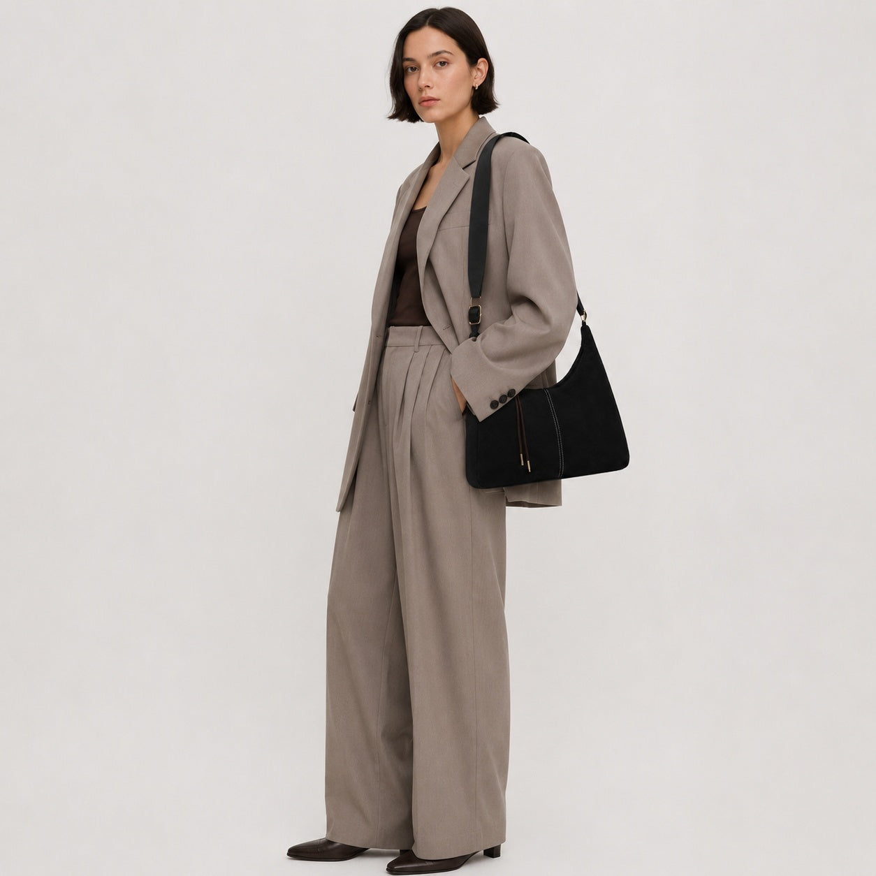 Sac Bandoulière Femme Suédine
