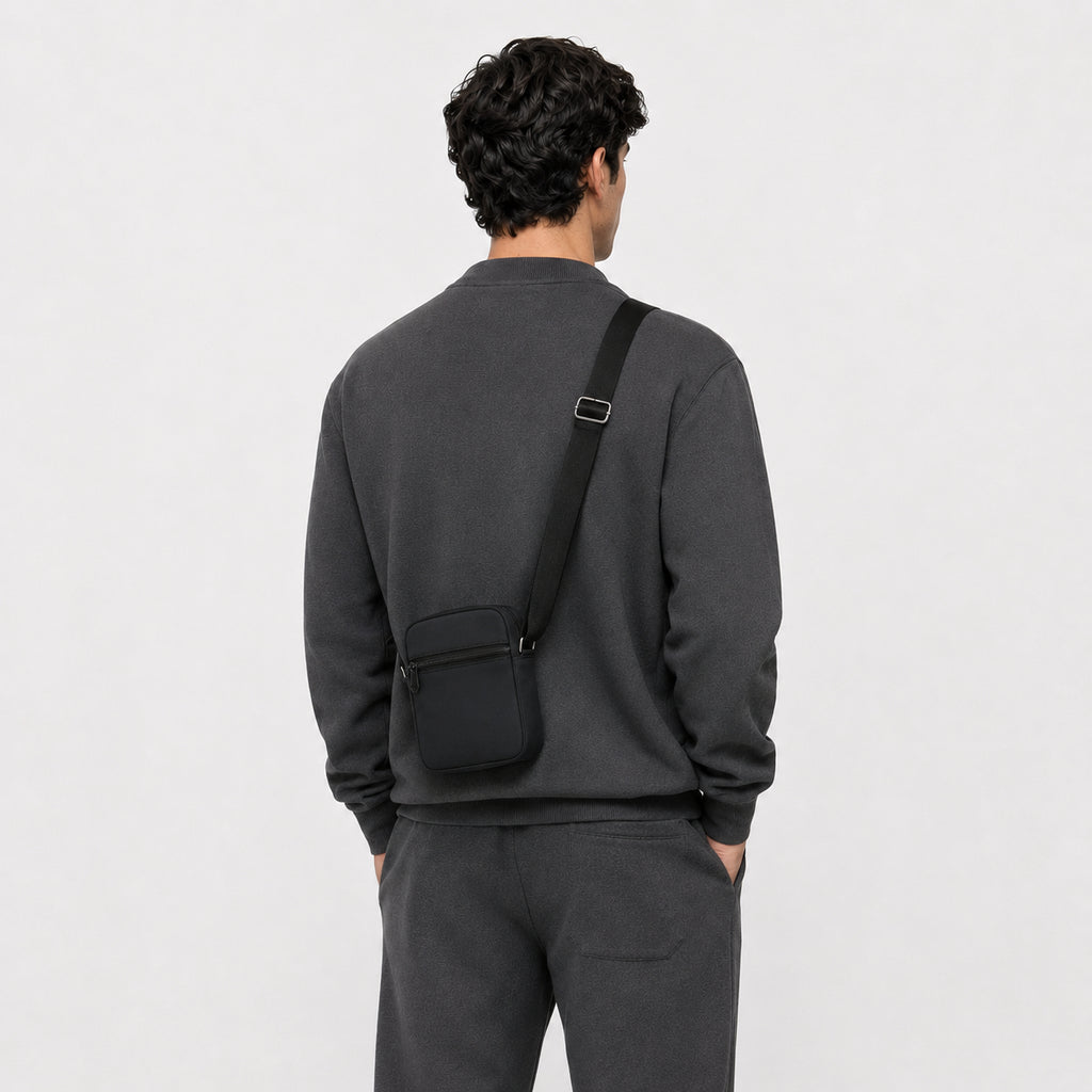 Sac Bandoulière Compact Imperméable En Tissu Oxford