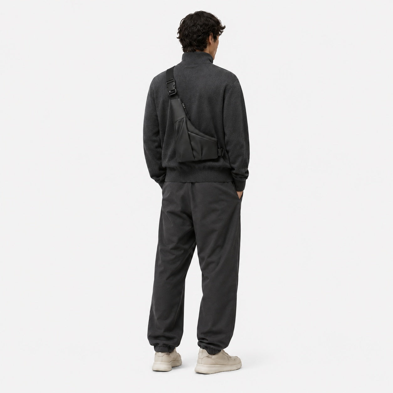 Sac Bandoulière Homme Triangulaire Antivol