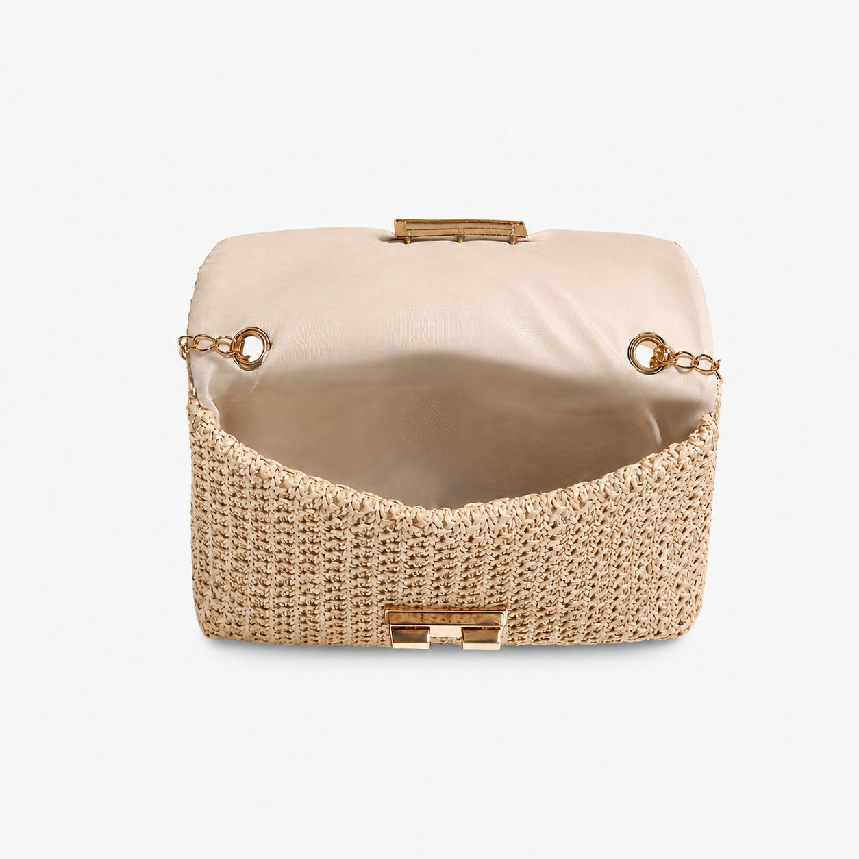 Sac À Main À Bandoulière Tressé À Chaîne